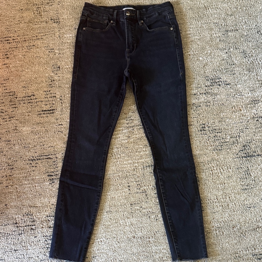 Good American Dark Blue Skinny Jeans- Good Legs size 8/29